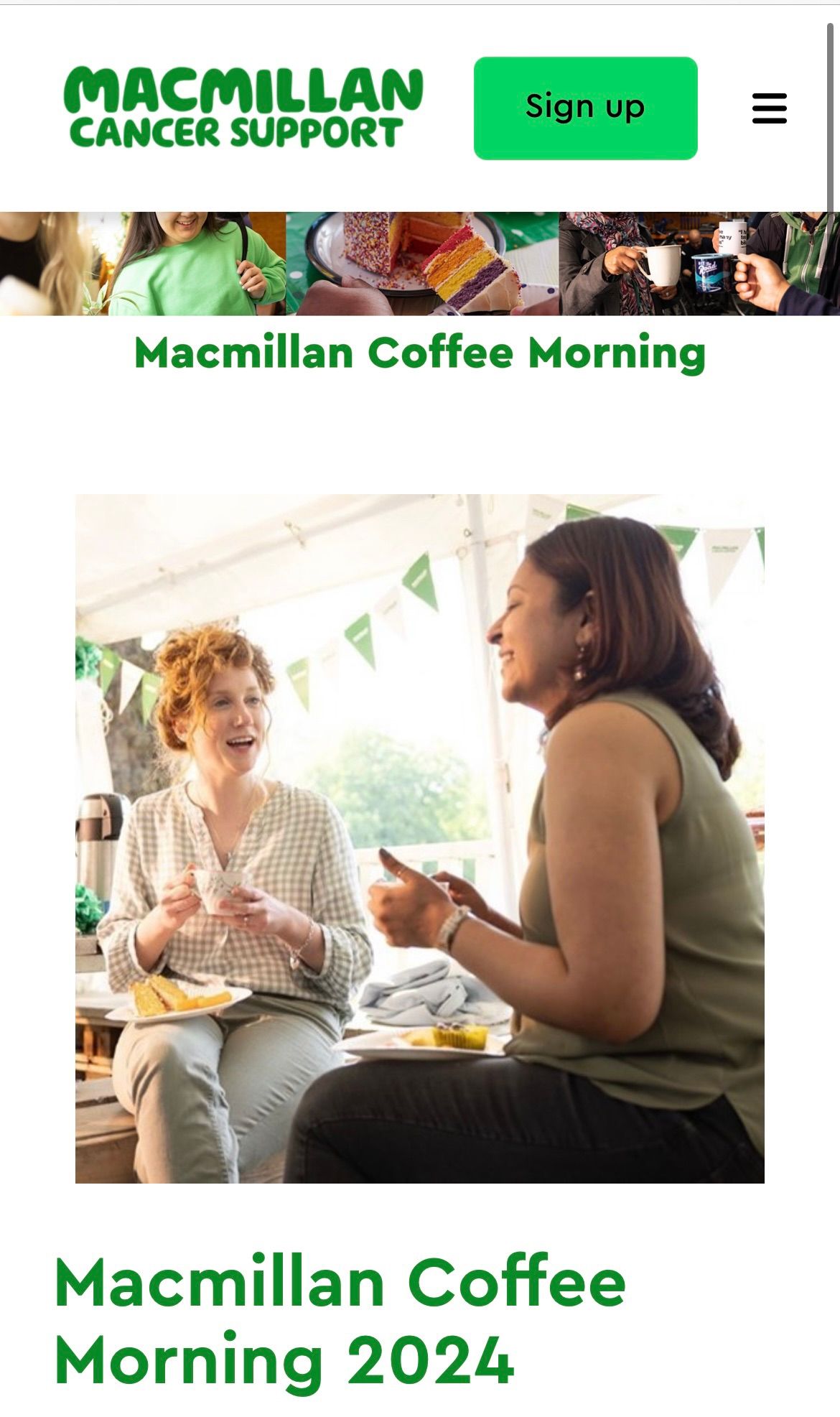 Macmillan Coffee Morning