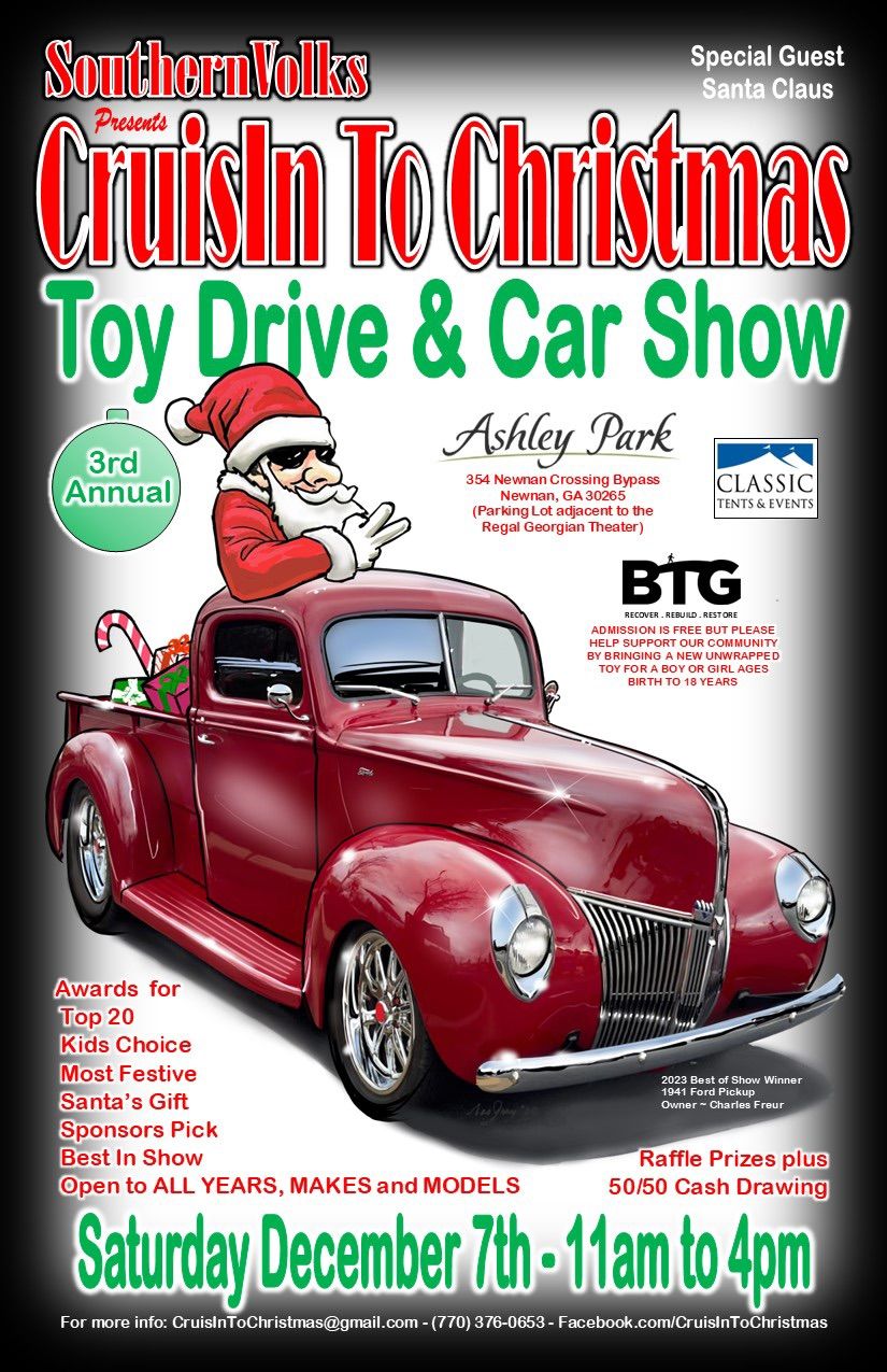 Cruisin to Christmas Toy Drive + Antique Car Show 2024