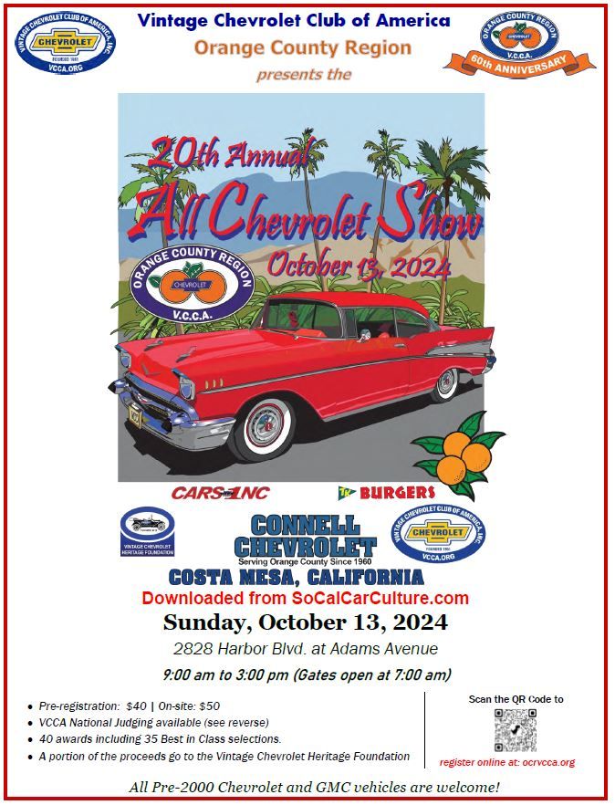 20th Annual Classic and Custom All Chevy Car Show 