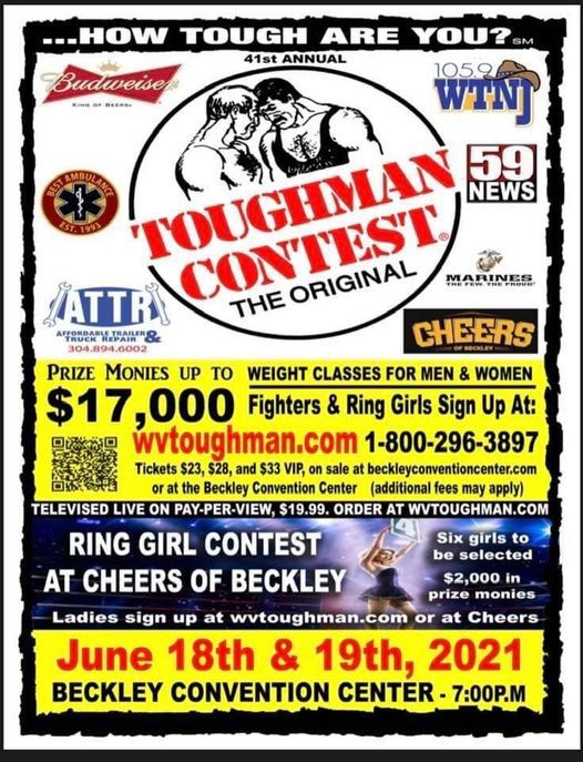 2021 Toughman Contest, 200 Armory Dr, Beckley, WV 258015848, United