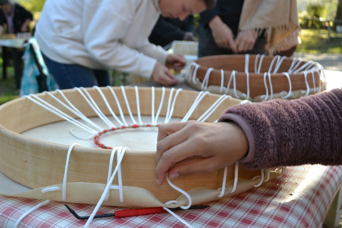 Stage de mise au monde des tambours m\u00e9decine