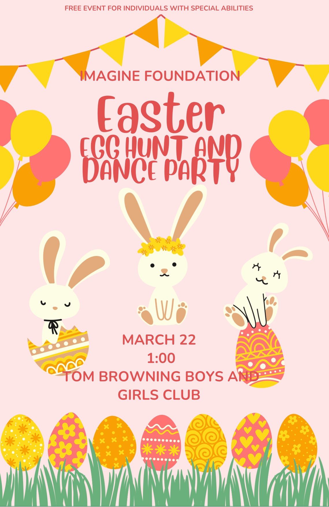 Dancing Fun and Egg Hunt at Tom Browning Boys and Girls Club