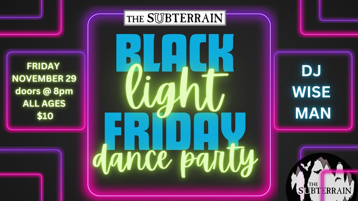 Black Light Friday Dance Party