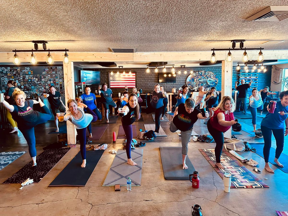 Bone Dry Beer Yoga at Bone Dry Tap House