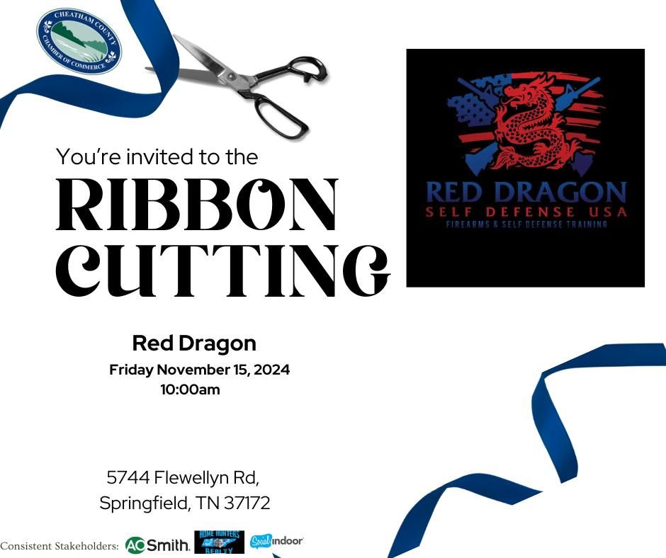 Ribbon Cutting - Red Dragon