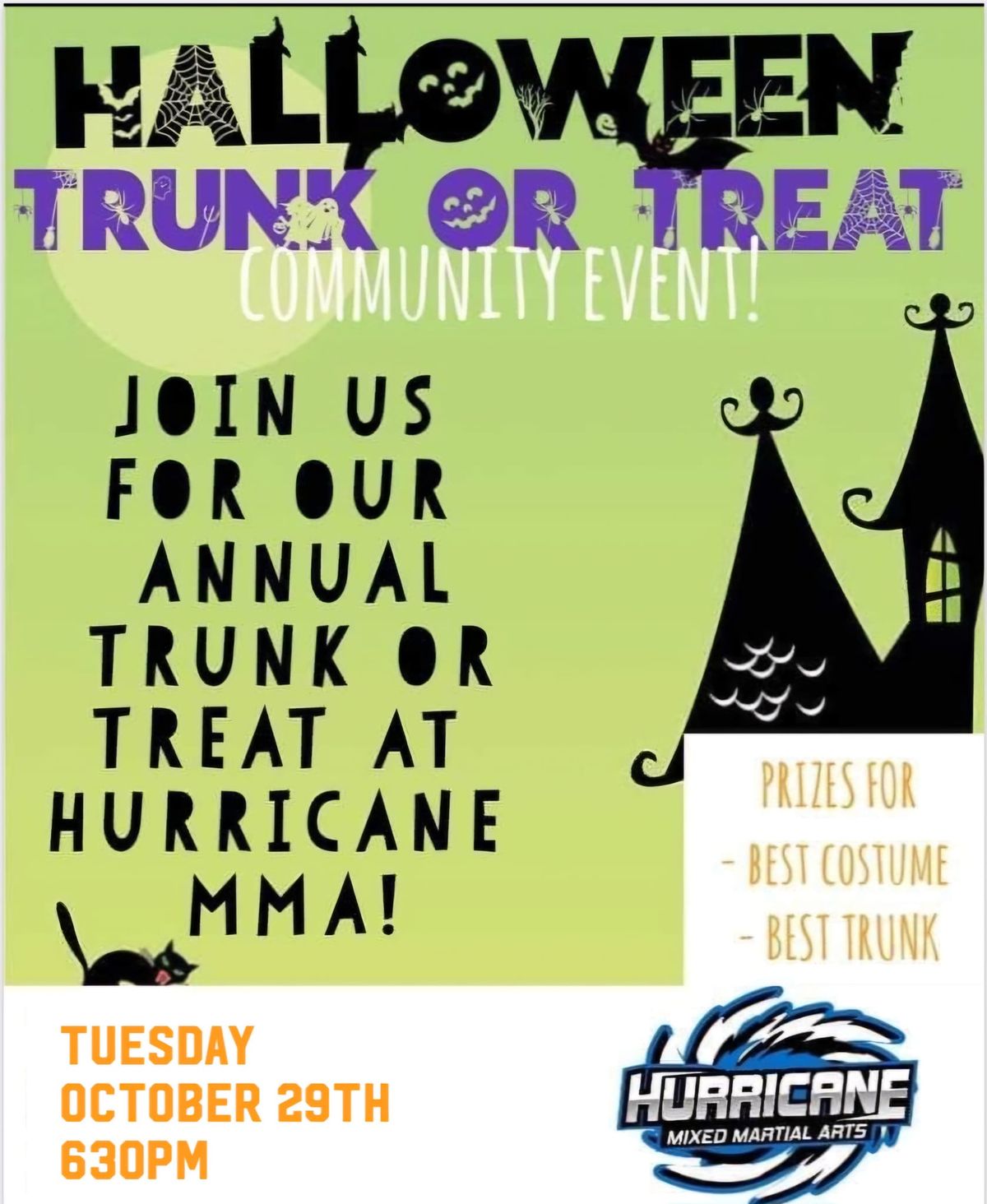 TRUNK OR TREAT at Hurricane's!