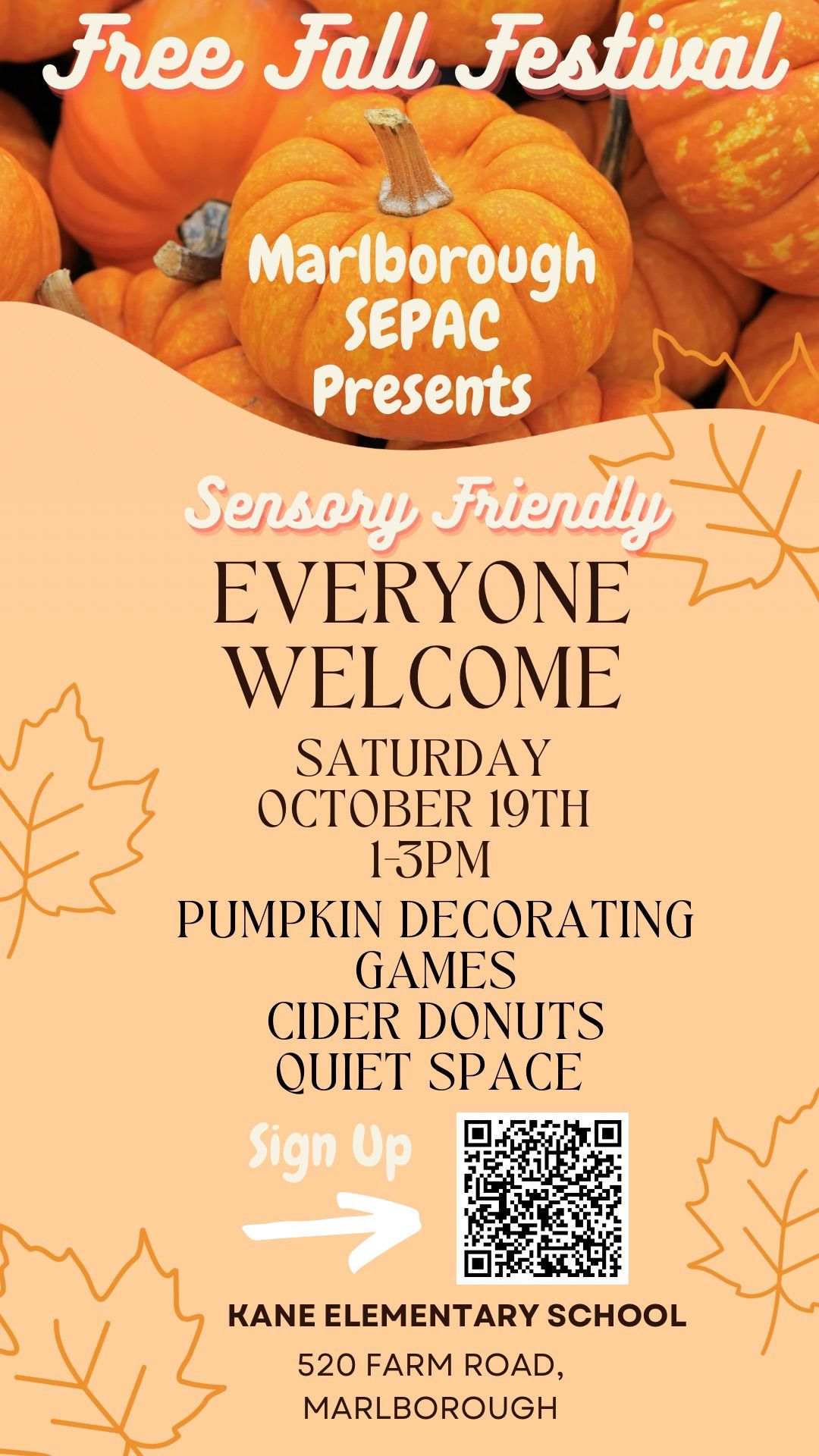 MSEPAC Free Sensory Friendly Fall Festival