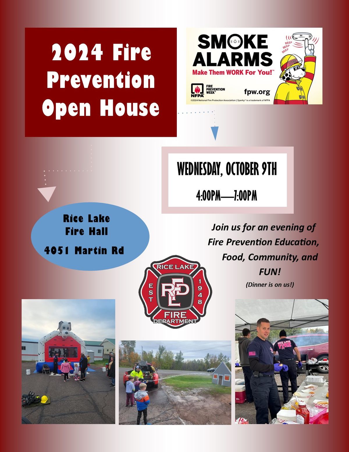 Rice Lake Fire Prevention Open House