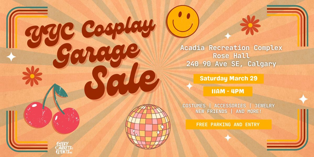 Calgary Cosplay Garage Sale