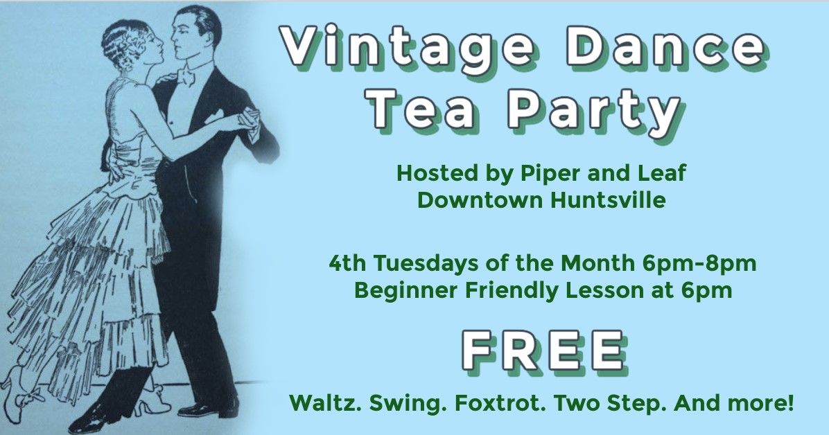 Vintage Dance Tea Party