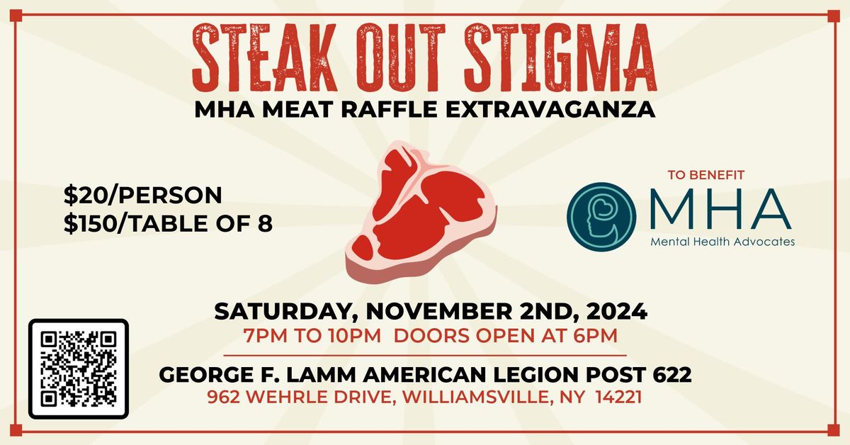 'Steak Out Stigma' MHA Meat Raffle