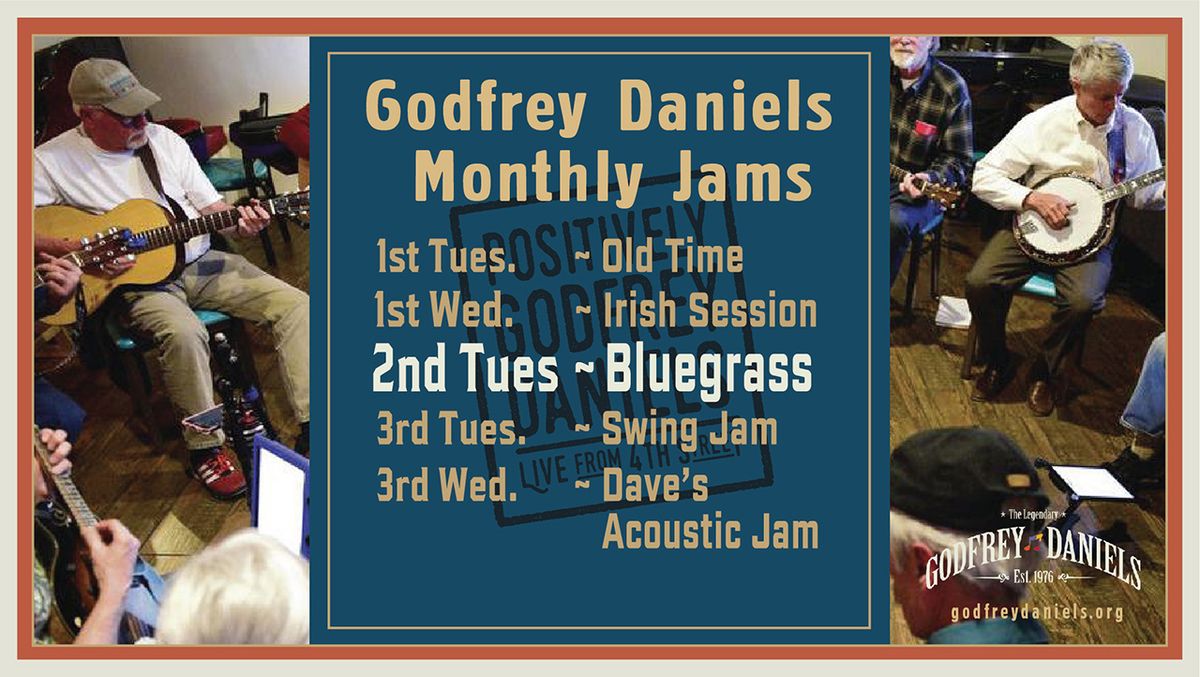 \ud83c\udfbb\ud83d\udd25\ud83e\ude95 Second Tuesday Free Community Bluegrass Jam