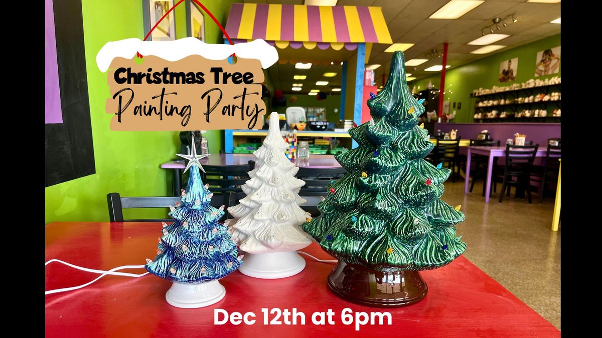 Christmas Tree Painting Party