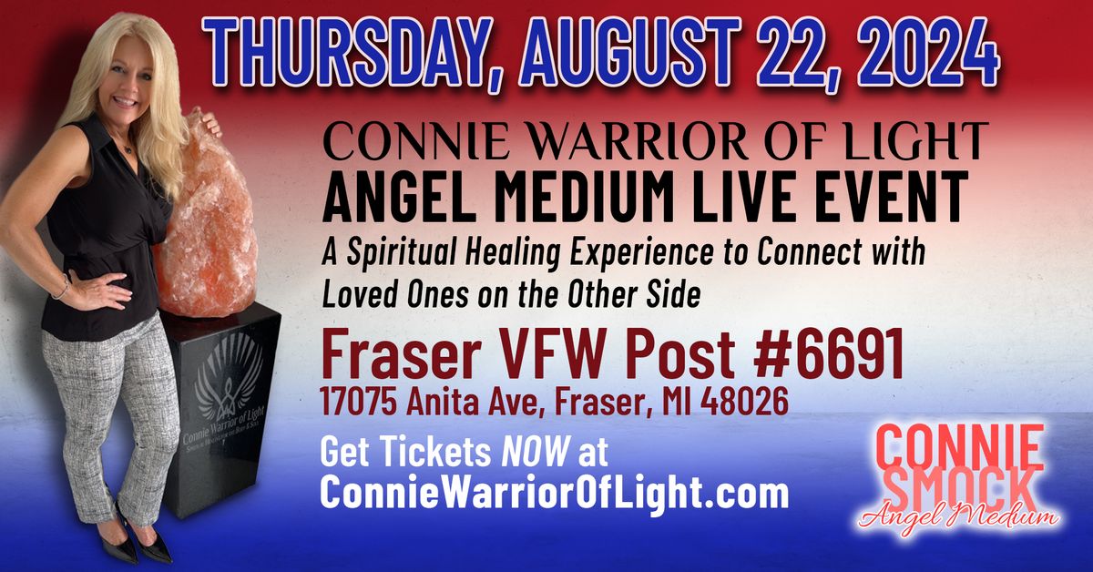 Psychic Mediumship Event in Fraser, MI - Connie Warrior of Lightight 