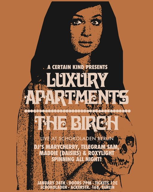 Luxury Apartments (UK) + The Birch (DE) x Schokoladen