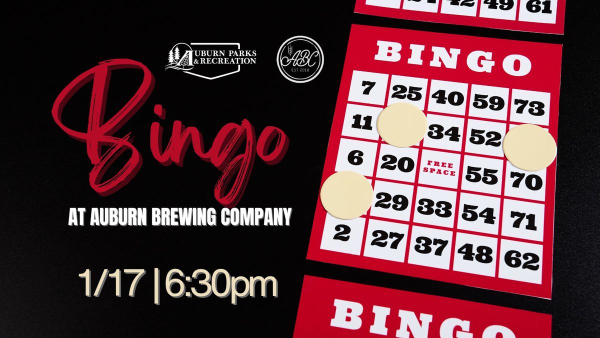 Bingo at Auburn Brewing Company