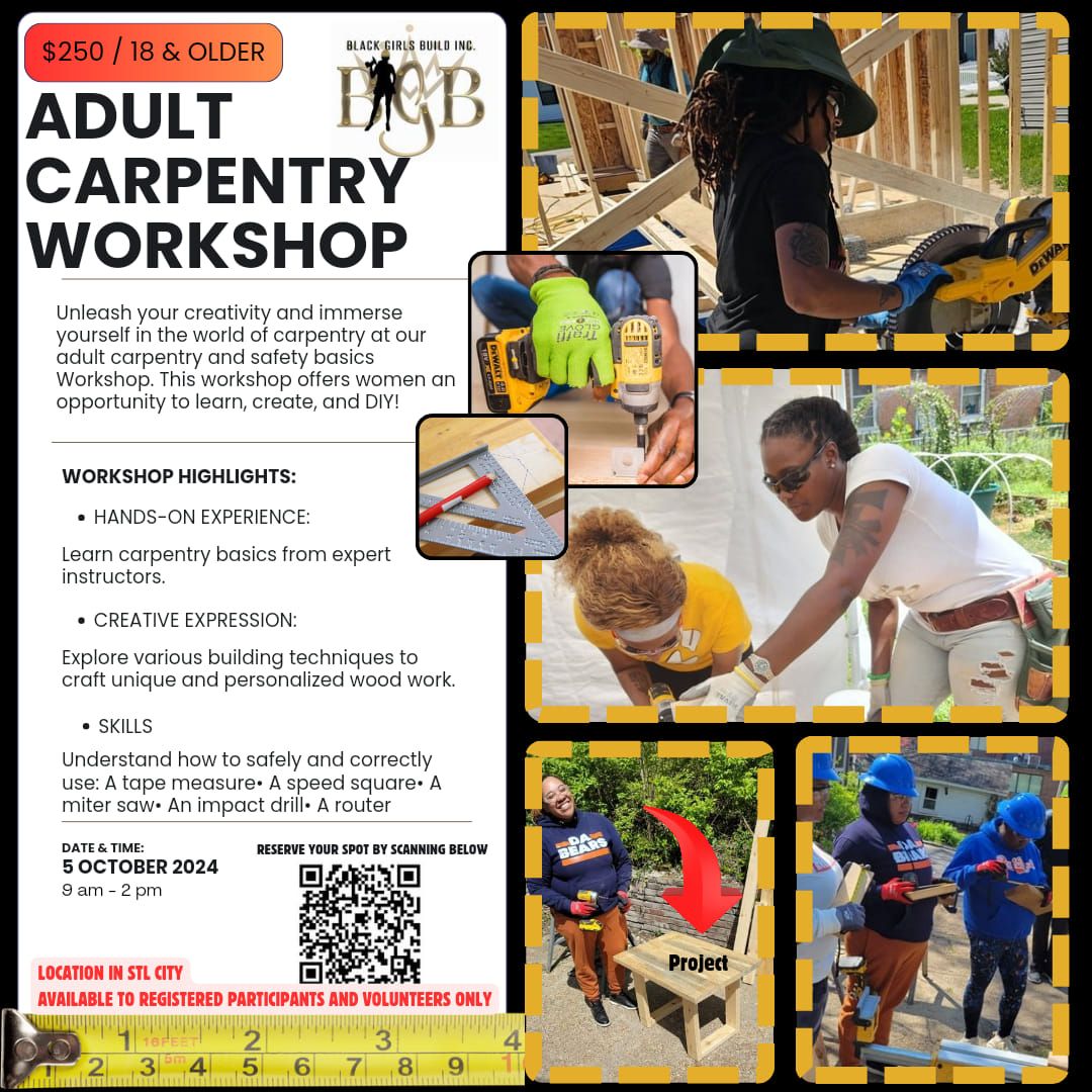 Carpentry & Safety basics workshop 