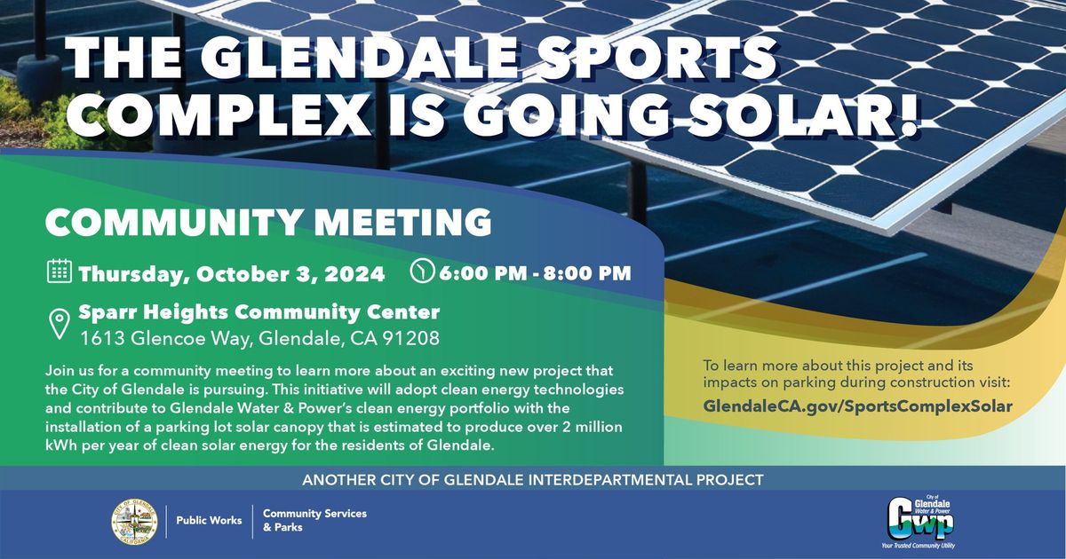 Glendale Solar Community Meeting