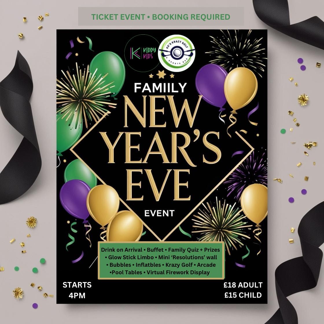 Family New Year\u2019s Eve Party! \ud83c\udf1f \ud83c\udf89 - early countdown! 