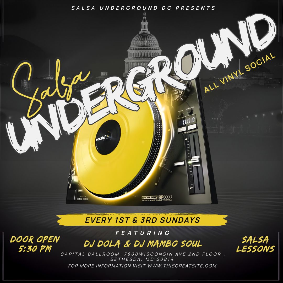 Salsa Underground DC 1st Jam of the Year (January 19th)