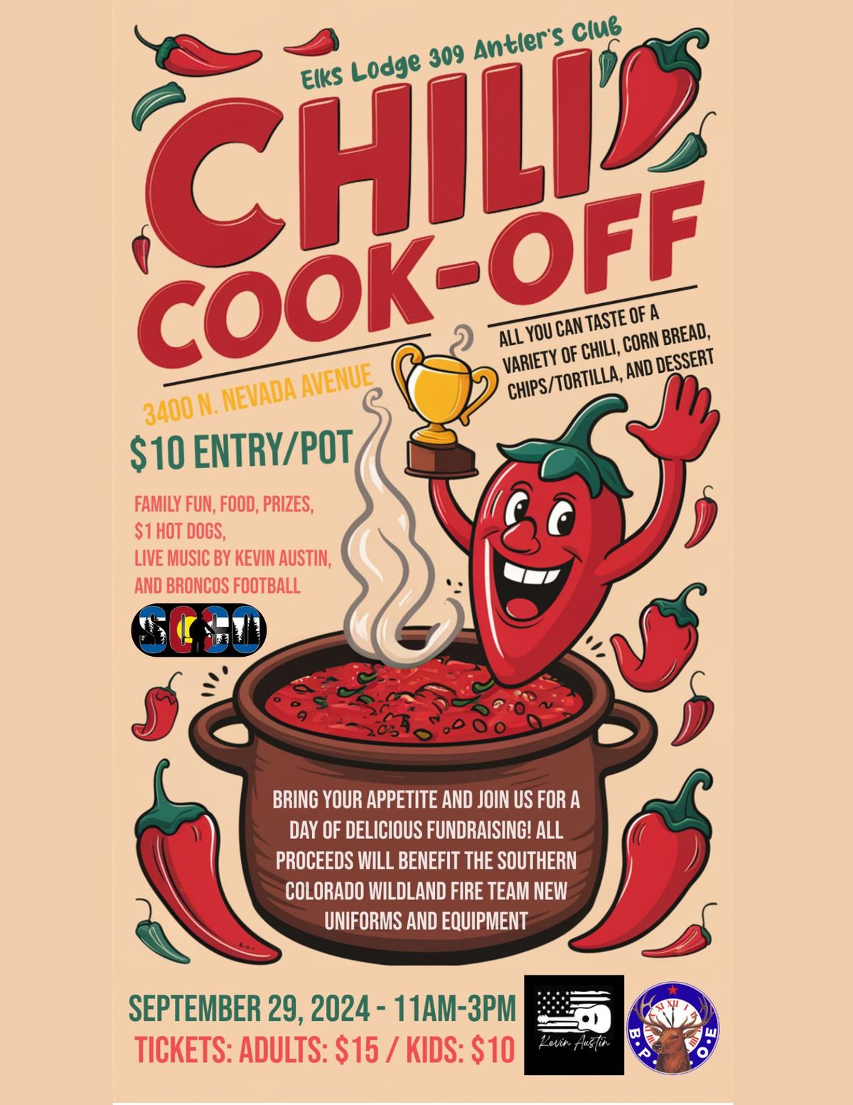 2nd Annual Chili Cook-Off Fundraiser