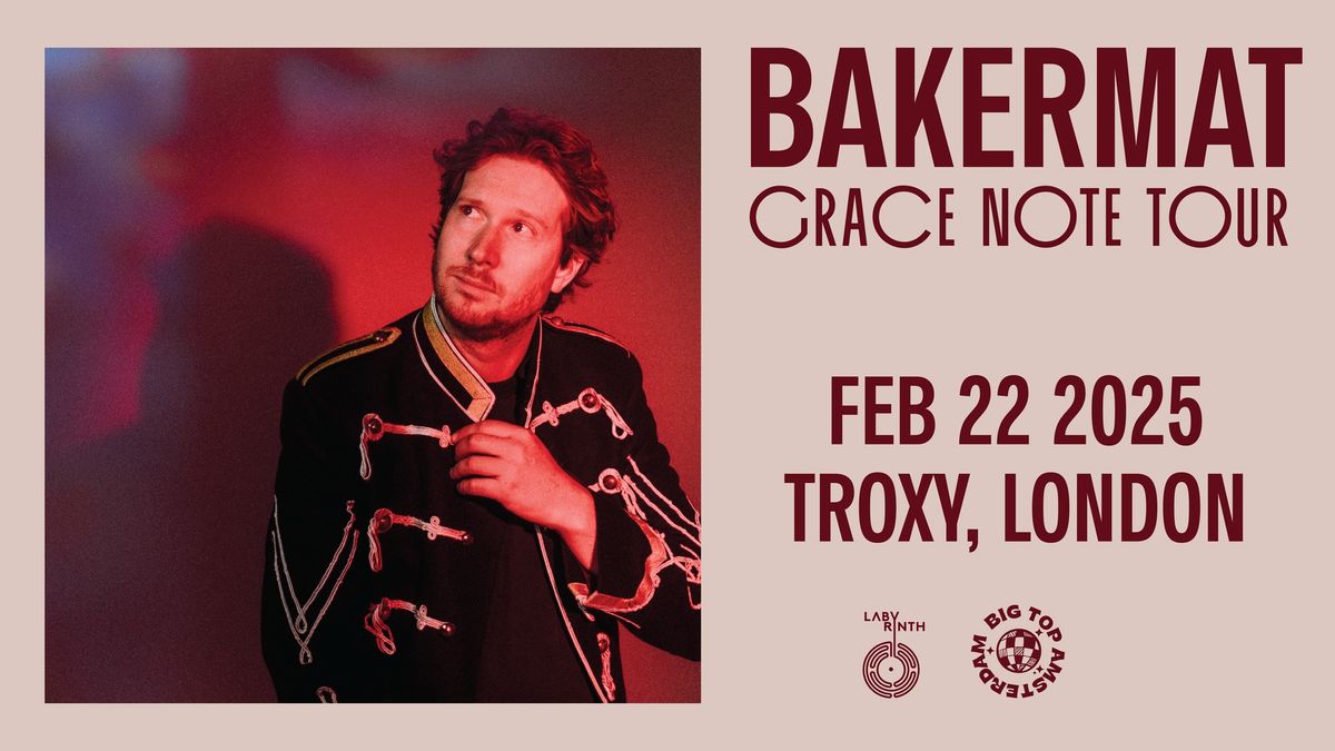 Bakermat Grace Note Tour