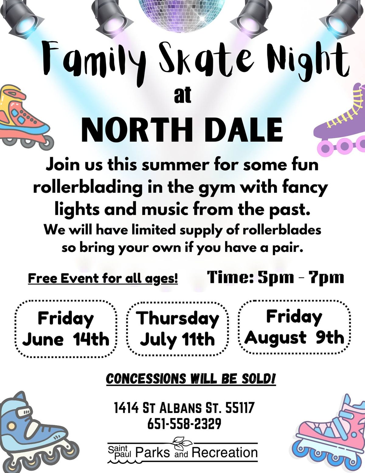 Family Skate Night (North Dale)