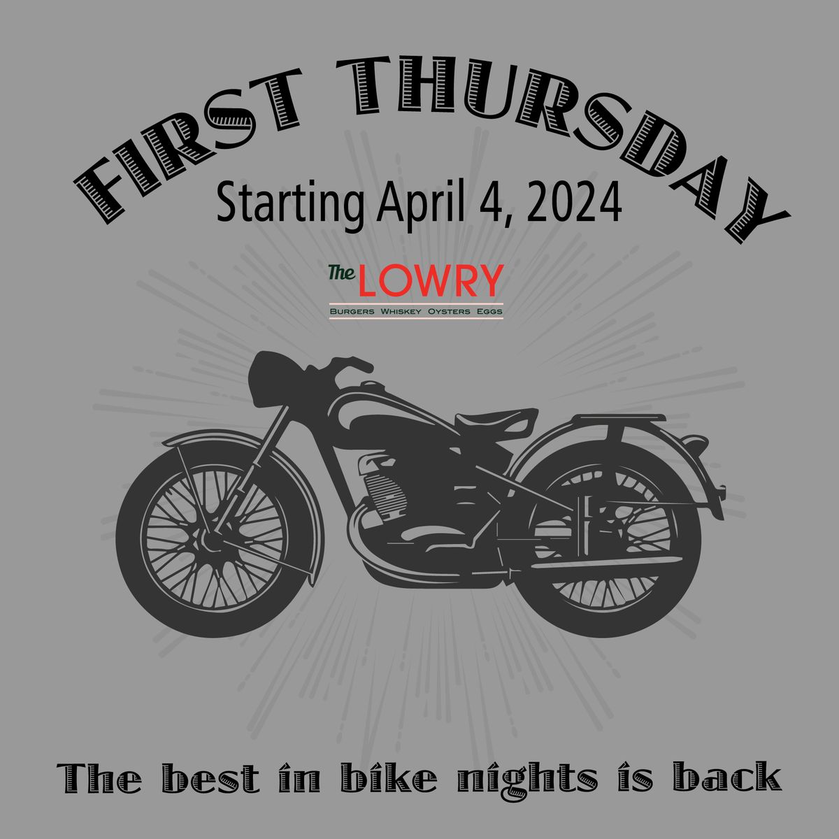 First Thursday Motorcycle Event