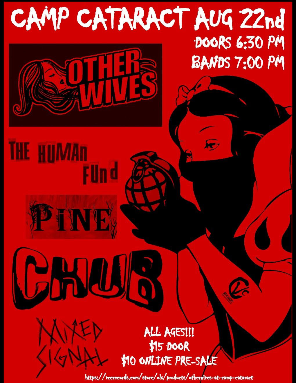 The Otherwives\/CHUB At Camp Cataract with Guest The Human Fund
