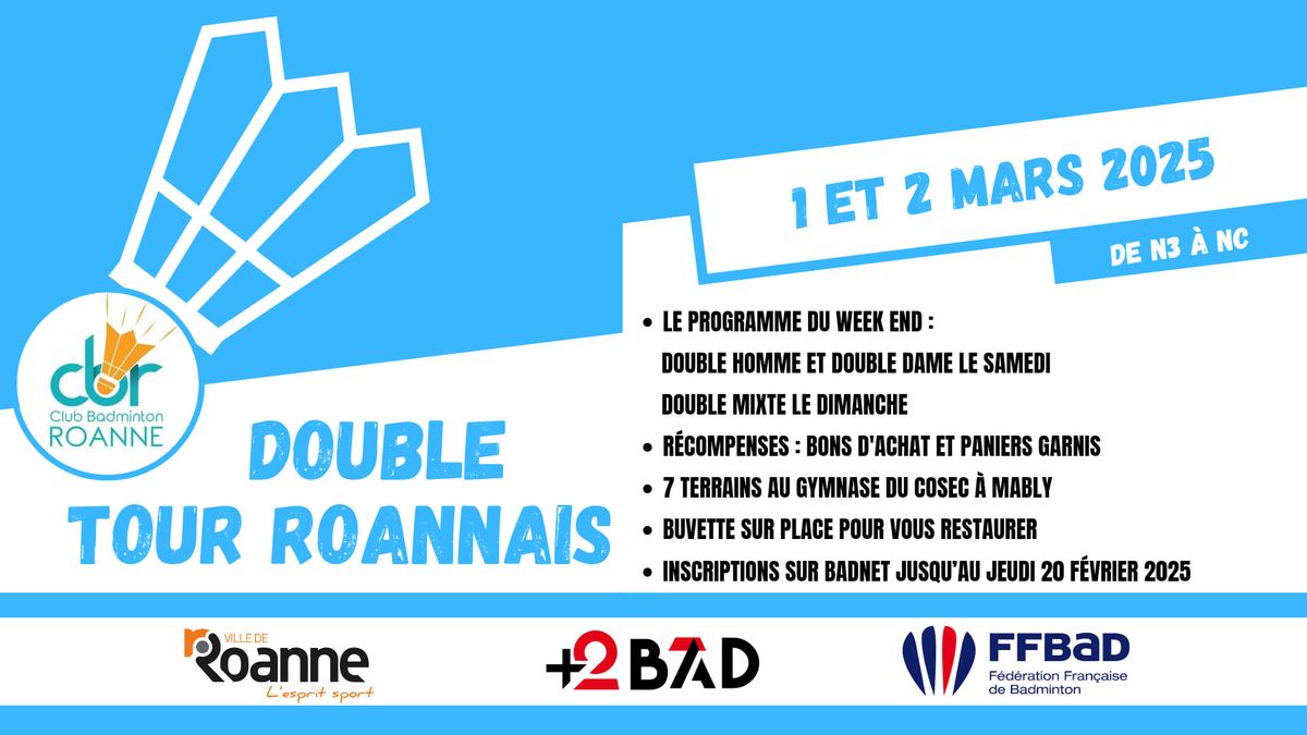 DOUBLE TOUR ROANNAIS - N3 \u00c0 NC