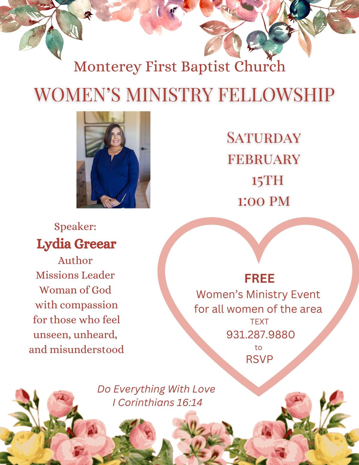 Women's Ministry Fellowship Event