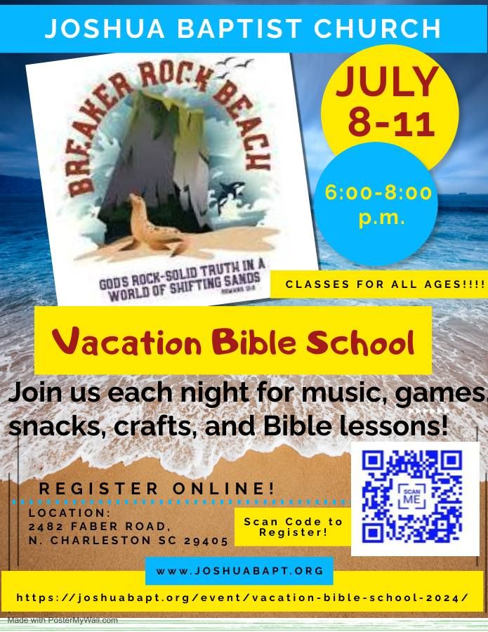 Vacation Bible School-Joshua Baptist Church