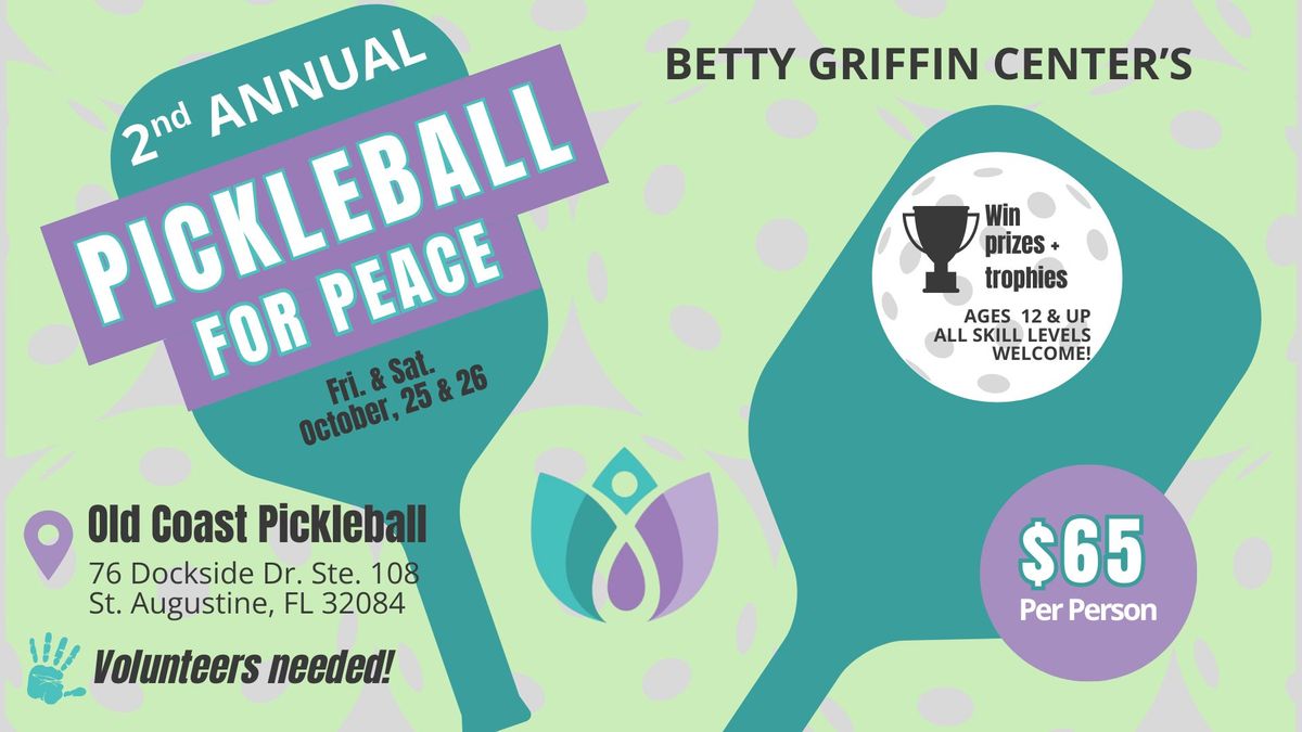 2nd Annual Pickleball for Peace