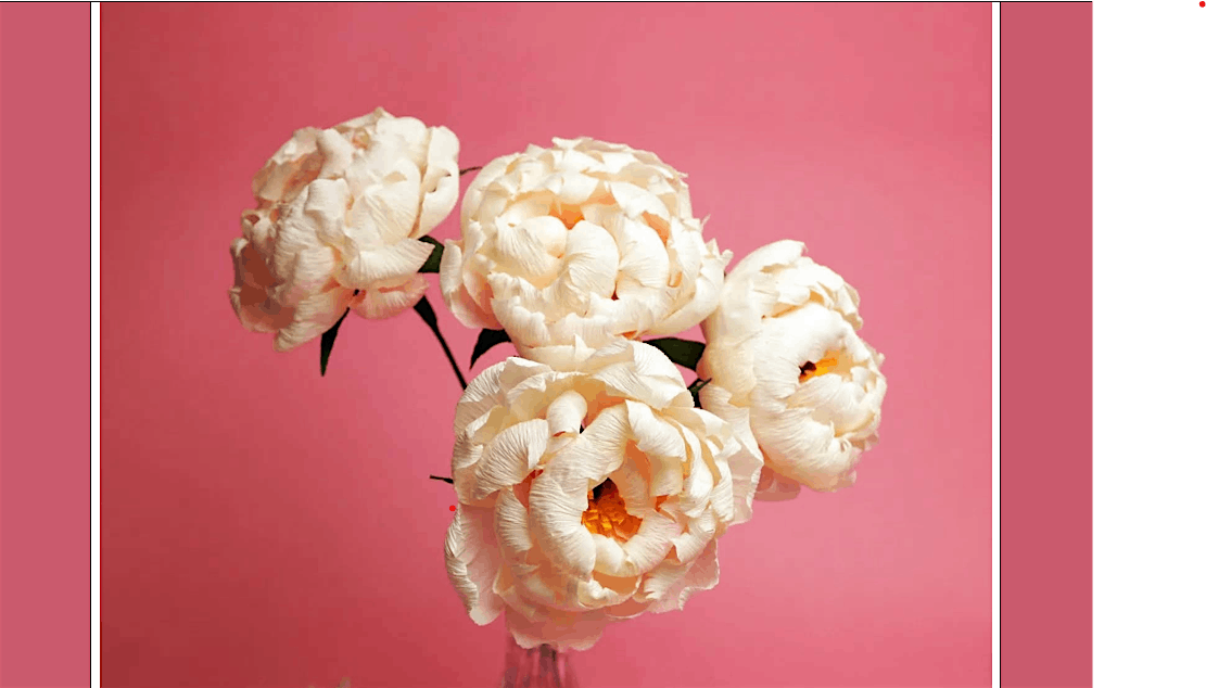 Paper Flowers Floristry Workshop - Peony