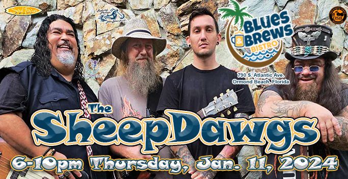 The SheepDawgs LIVE! at Blues & Brews Bistro, THU, Jan. 11, 2024