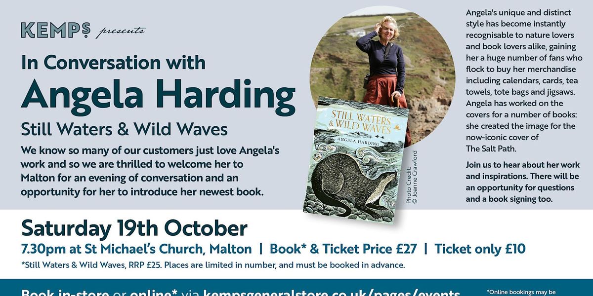 An Evening with  Angela Harding - Still Waters & Wild Waves