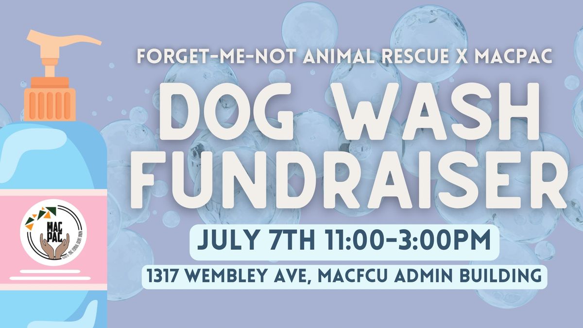 FMN Dog Wash Fundraiser