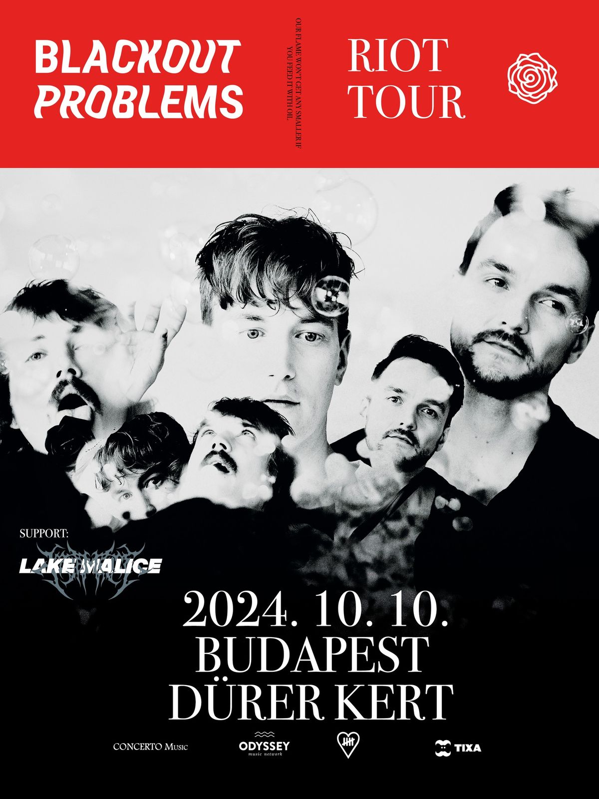 BLACKOUT PROBLEMS - Riot Tour - support: Lake Malice - Budapest