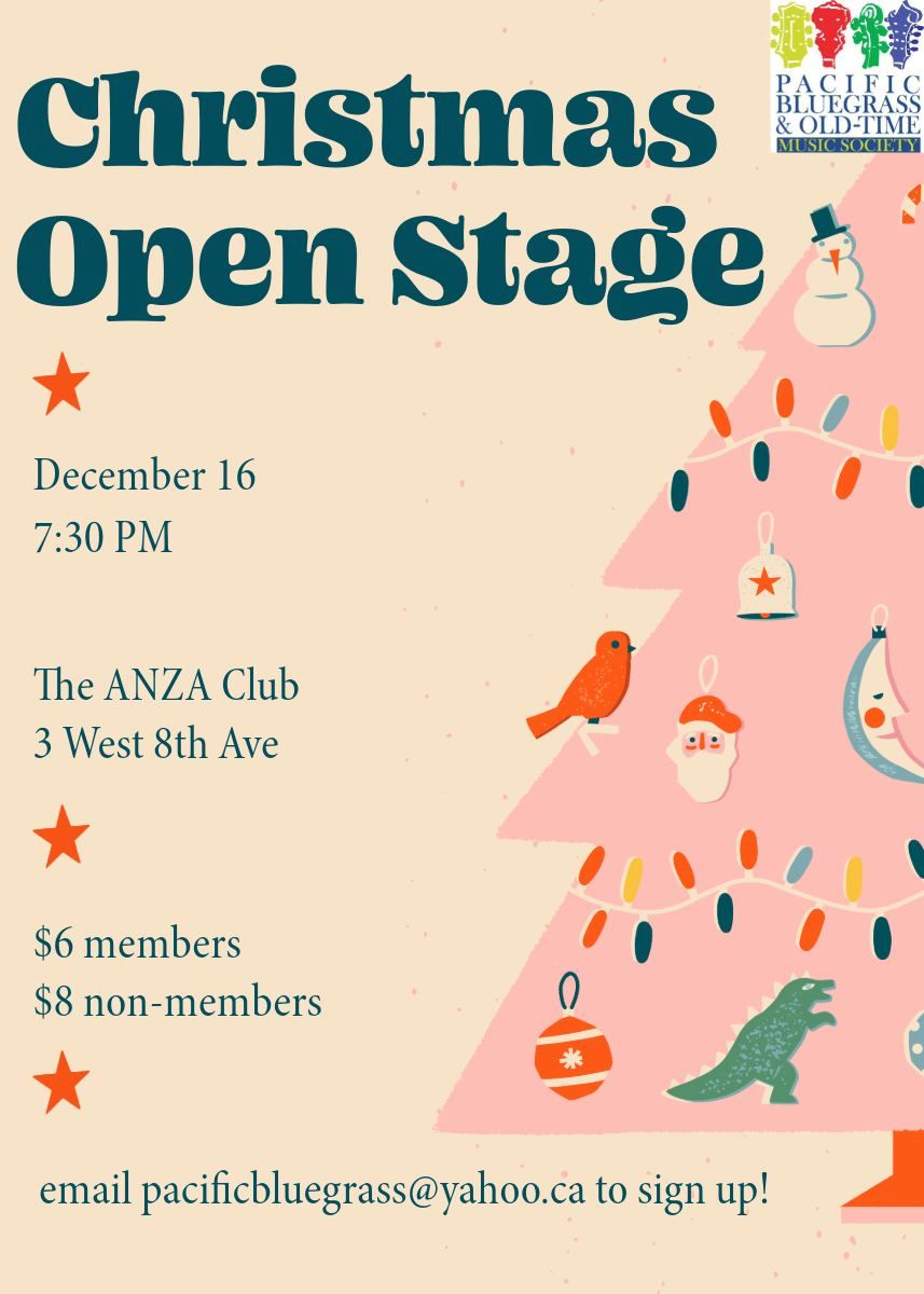 Christmas Open Stage