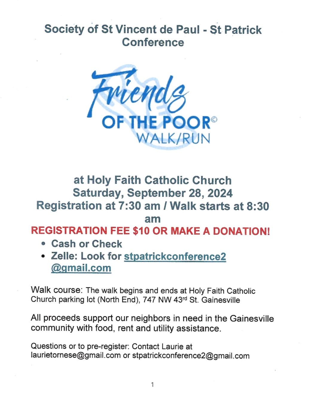 Friends of the Poor Walk\/Run