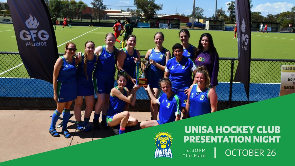 2024 UniSA Hockey Club Presentation Night