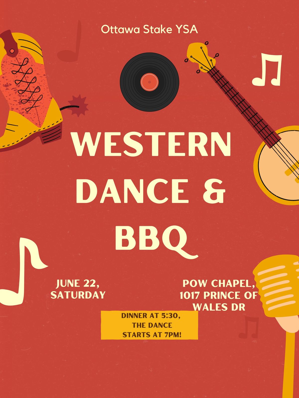 June Western Dance and BBQ!