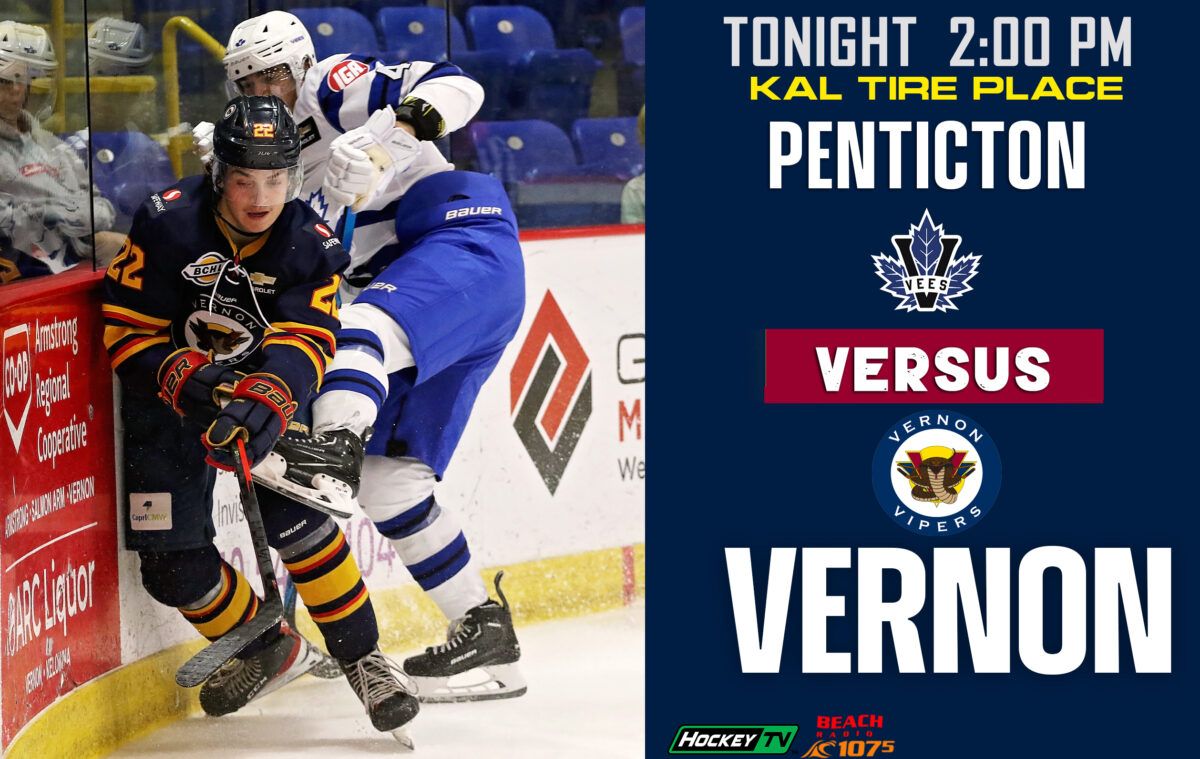 Vernon Vipers vs. Penticton Vees