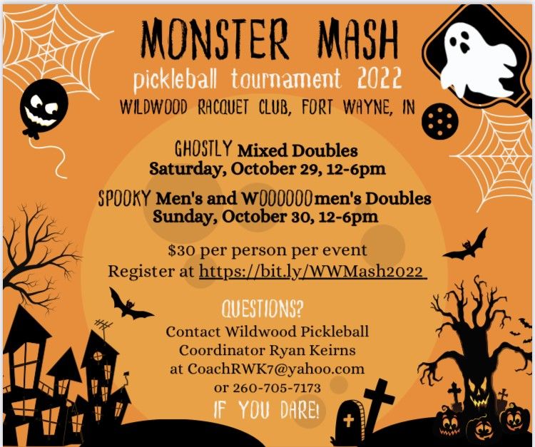 Monster Mash Pickleball Tournament 