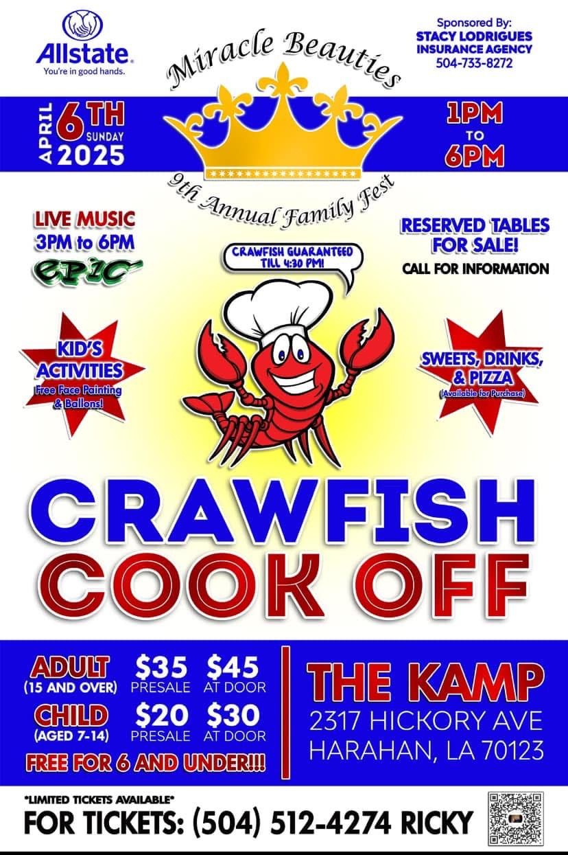 Epic at Miracle Beauties Family Fest Crawfish Cookoff 