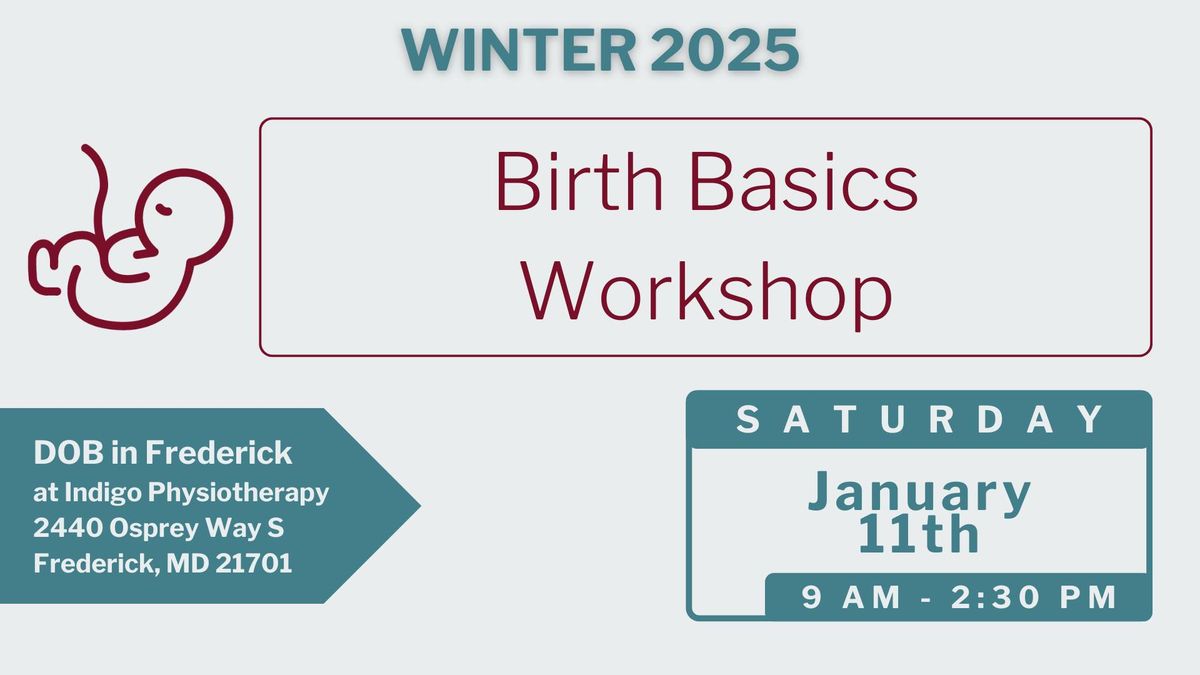 Birth Basics Workshop | Frederick, MD - Winter Session