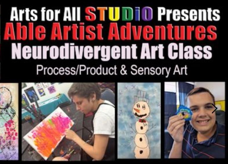 Able Artists Adventures  -  Neurodivergent Art Class - Fall 2024