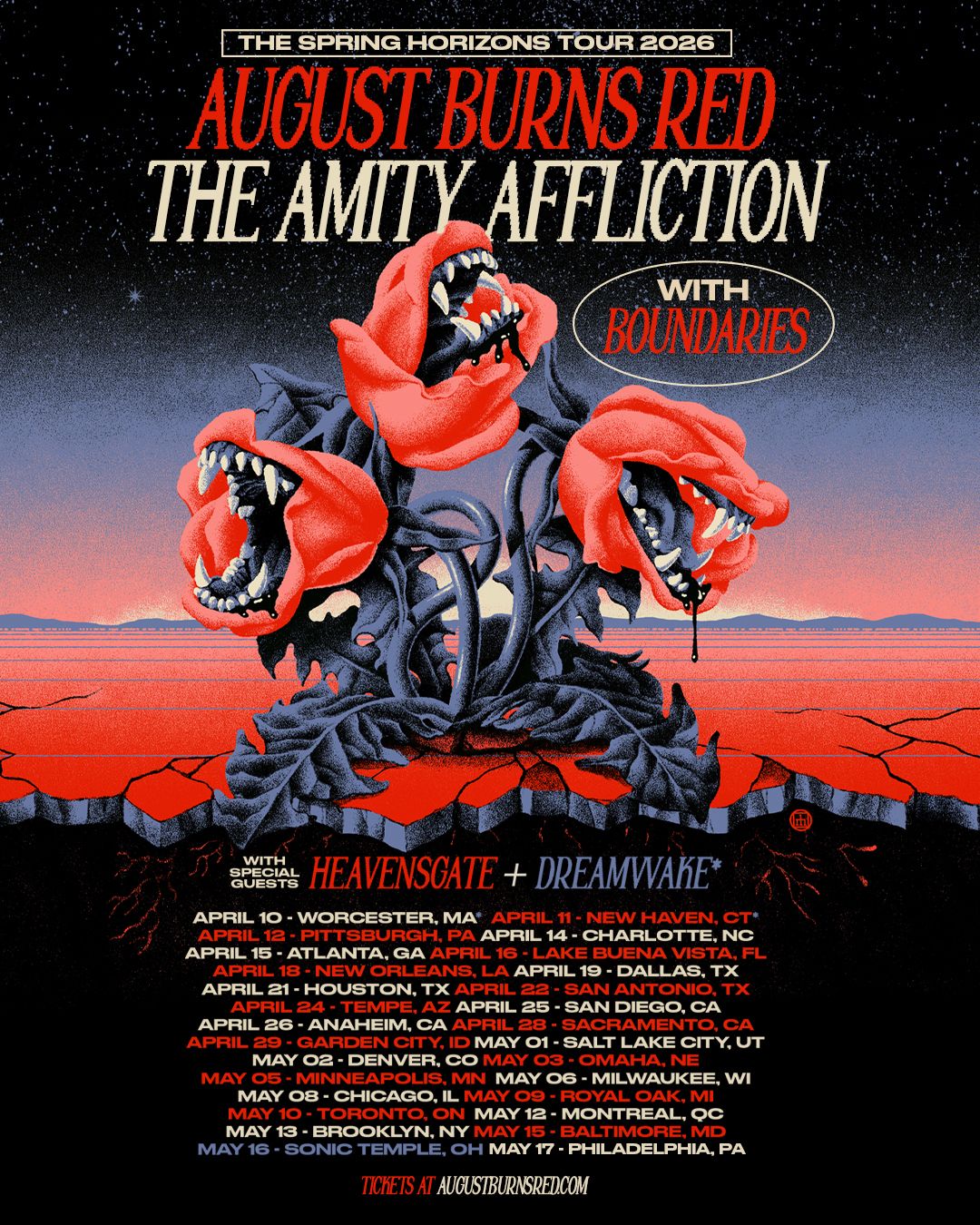 August Burns Red & The Amity Affliction
