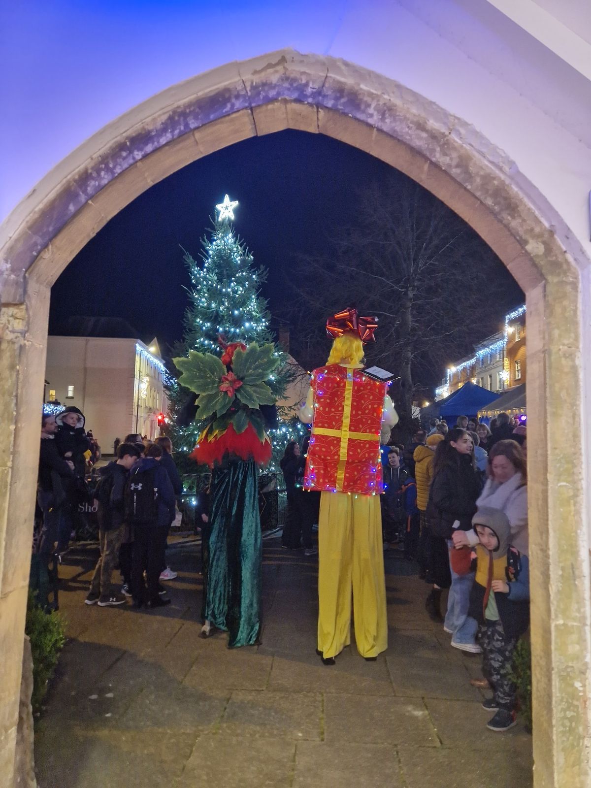 Buckingham Christmas Lights Switch On