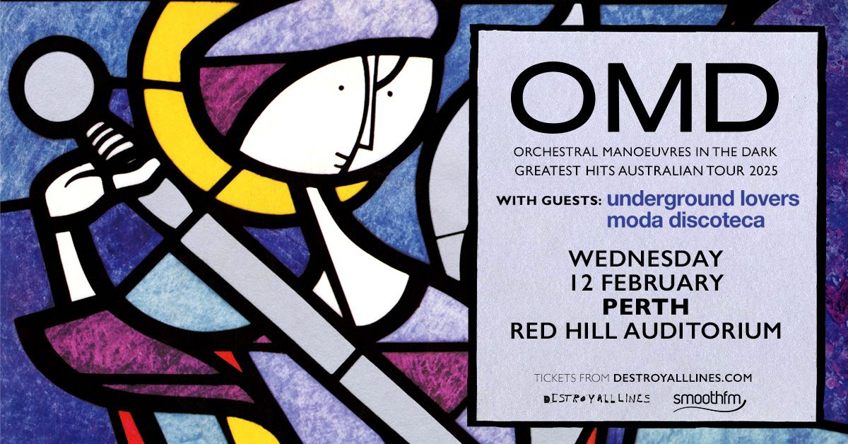 Orchestral Manoeuvres In The Dark (OMD) \/\/ Perth \/\/ Red Hill Auditorium LIC AA 